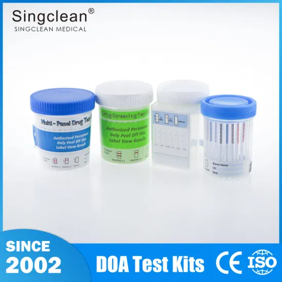 Singclean Quick Rapid One Step Laborurin-Drogentestbecher für Drogenkonsum und -missbrauch