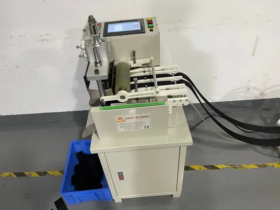 Automatische Ledergürtel, elastische Bänder, Polyester-Gurtband, Kletter-Nylon-Bandschneidemaschine, Verbundseil-Verband-Schneidemaschine