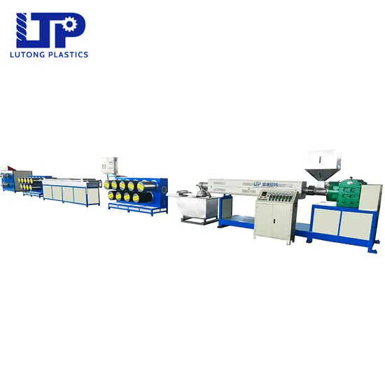 Kunststoff-Monofilamentgarn-Extrudiermaschine zur Herstellung von Seilen oder Schnüren